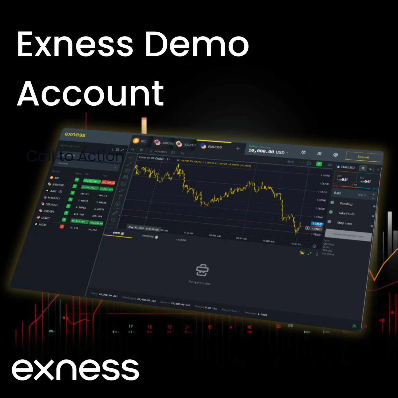Exness Demo Account  带你财富自由，演示的帐户 