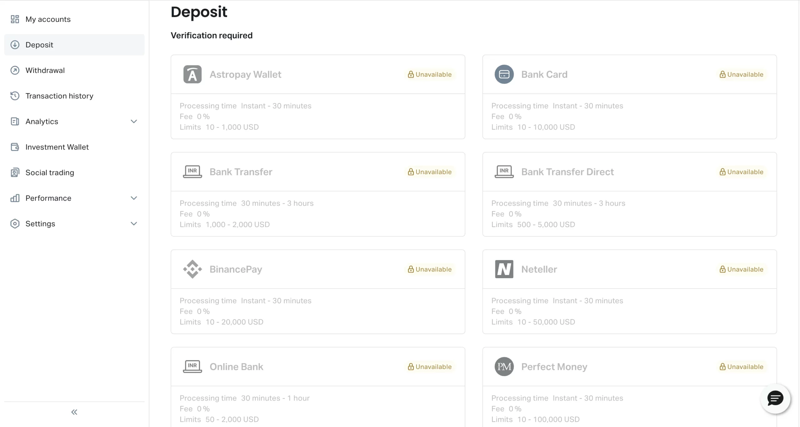 Exness Deposit Methods  一方面，存款的方法 