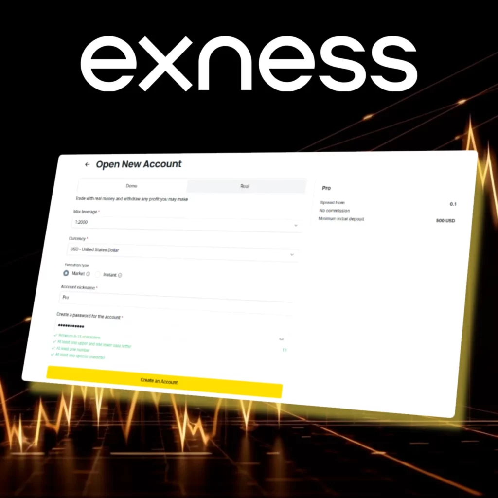 Exness Account Types  一方面，帐户种类型 